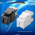 High performance CAT6 RJ45 Data Modular Jack Connector 180 degree